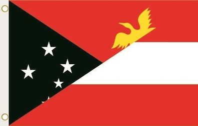 Fahne Flagge Papua Neuguinea-Österreich Hissflagge 90 x 150 cm