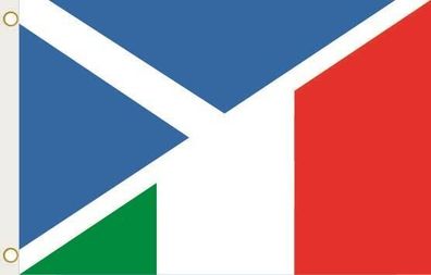 Fahne Flagge Schottland-Italien Hissflagge 90 x 150 cm