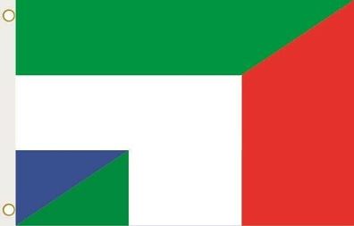 Fahne Flagge Sierra Leone-Italien Hissflagge 90 x 150 cm