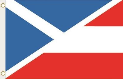 Fahne Flagge Schottland-Österreich Hissflagge 90 x 150 cm