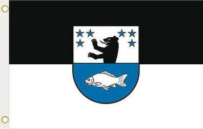 Fahne Flagge Seeland (Sachsen-Anhalt) Hissflagge 90 x 150 cm