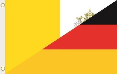 Fahne Flagge Vatikan-Deutschland Hissflagge 90 x 150 cm