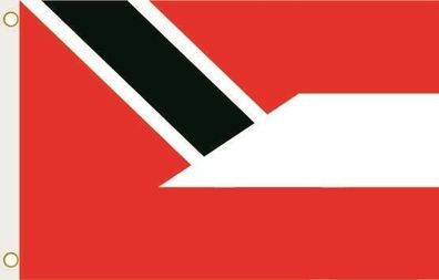 Fahne Flagge Trinidad & Tobago-Österreich Hissflagge 90 x 150 cm