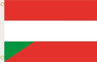 Fahne Flagge Ungarn-Österreich Hissflagge 90 x 150 cm