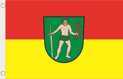 Fahne Flagge Bad Muskau Hissflagge 90 x 150 cm