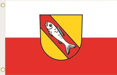 Fahne Flagge Fischingen (Baden) Hissflagge 90 x 150 cm