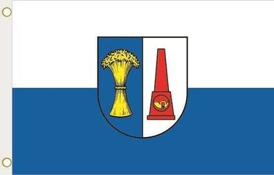 Fahne Flagge Möckern OT Hohenziatz Hissflagge 90 x 150 cm