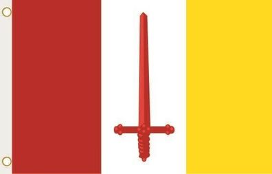 Fahne Flagge Aalst (Ostflandern, Belgien) 90 x 150 cm