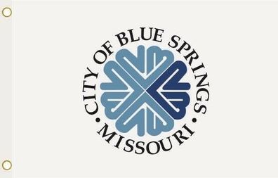 Fahne Flagge Blue Springs City (Missouri) 90 x 150 cm