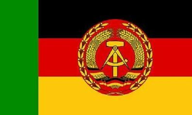 Fahne Flagge DDR Boote Elbe und Oder Truppen 90 x 150 cm