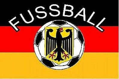 Fahne Flagge Deutschland Fussball 90 x 150 cm