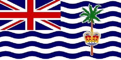 Fahne Flagge Britisch Territorium im Indischen Ozean 90 x 150 cm