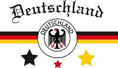 Fahne Flagge Deutschland Fanflagge Motiv Nr. 3 Größe 90 x 150 cm