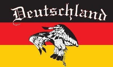 Fahne Flagge Deutschland Fanflagge Motiv Nr. 6 Größe 90 x 150 cm