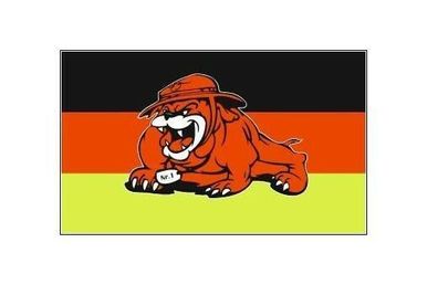 Fahne Flagge Deutschland Bulldogge 90 x 150 cm