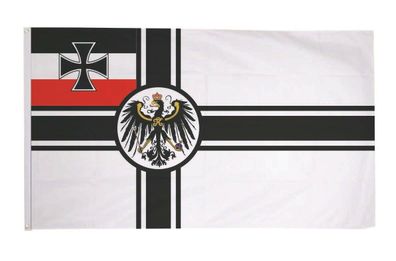 Fahne Flagge Kaiserliche Marine Reichskriegsflagge 90 x 150 cm