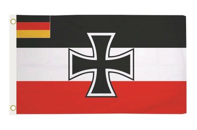 Fahne Flagge Gösch Weimarer Republik Deutsches Reich 90 x 150 cm