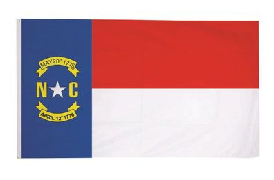 Fahne Flagge North Carolina 90 x 150 cm