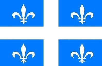 Fahne Flagge Quebec 90 x 150 cm