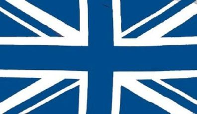 Fahne Flagge Grossbritannien Union Jack Blau 90 x 150 cm