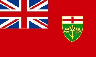 Fahne Flagge Ontario 90 x 150 cm