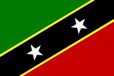 Fahne Flagge St. Kitts & Nevis 90 x 150 cm