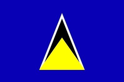 Fahne Flagge St. Lucia 90 x 150 cm