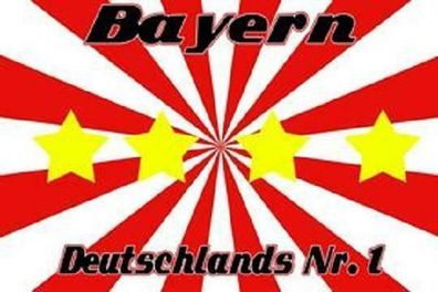Fahne Flagge Bayern Deutschlands Nr. 1 90 x 150 cm