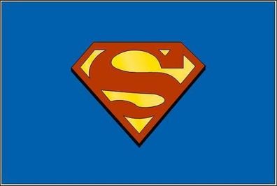 Fahne Flagge Superman 90 x 150 cm