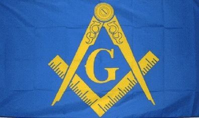 Fahne Flagge Freimaurer Masonic 90 x 150 cm