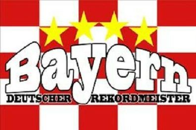 Fahne Flagge Bayern Rekordmeister 90 x 150 cm