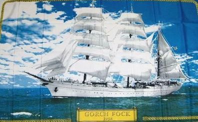 Fahne Flagge Gorch Fock 90 x 150 cm