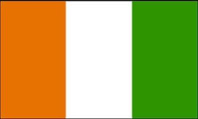Fahne Flagge Elfenbeinküste 90 x 150 cm