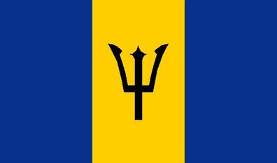 Fahne Flagge Barbados 90 x 150 cm