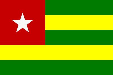 Fahne Flagge Togo 90 x 150 cm