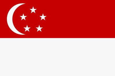 Fahne Flagge Singapur 90 x 150 cm