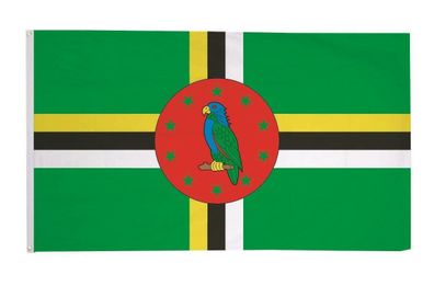 Fahne Flagge Dominica 90 x 150 cm