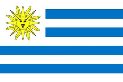 Fahne Flagge Uruguay 90 x 150 cm