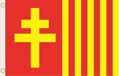 Fahne Flagge Besalu Stadt Spanien Hissflagge 90 x 150 cm
