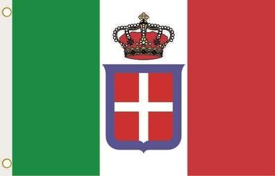 Fahne Flagge Königreich Italien Hissflagge 90 x 150 cm