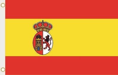 Fahne Flagge Königreich Spanien Hissflagge 90 x 150 cm