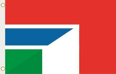 Fahne Flagge Gambia-Italien Hissflagge 90 x 150 cm