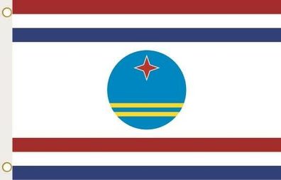 Fahne Flagge Gouverneur of Aruba Hissflagge 90 x 150 cm