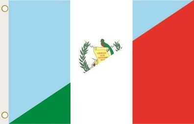 Fahne Flagge Guatemala-Italien Hissflagge 90 x 150 cm