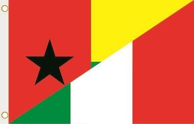 Fahne Flagge Guinea-Bissau-Italien Hissflagge 90 x 150 cm