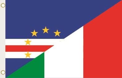 Fahne Flagge Kap Verde-Italien Hissflagge 90 x 150 cm