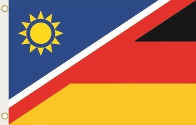 Fahne Flagge Namibia-Deutschland Hissflagge 90 x 150 cm