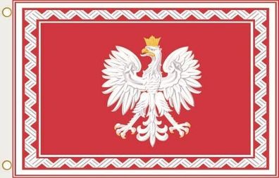 Fahne Flagge Polen Präsident Hissflagge 90 x 150 cm