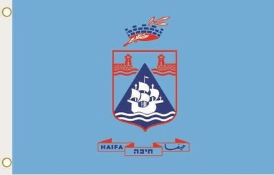 Fahne Flagge Haifa Hissflagge 90 x 150 cm