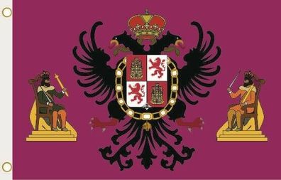 Fahne Flagge Toledo Spanien Hissflagge 90 x 150 cm